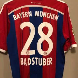 Autographed Badstuber FC Bayern Munchen Jersey